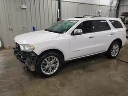 Salvage cars for sale at Casper, WY auction: 2014 Dodge Durango Citadel