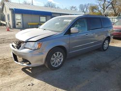 Salvage cars for sale at Wichita, KS auction: 2015 Chrysler Town & Country Touring