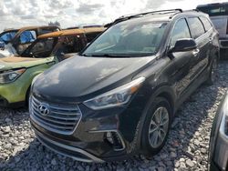 Salvage cars for sale at New Orleans, LA auction: 2017 Hyundai Santa FE L