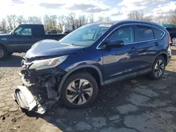 Salvage SUVs for sale at auction: 2016 Honda CR-V Touring