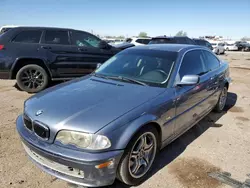 BMW salvage cars for sale: 2002 BMW 330 CI