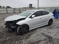 Hyundai Elantra Sport salvage cars for sale: 2019 Hyundai Elantra Sport