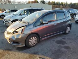 Salvage cars for sale at Exeter, RI auction: 2012 Honda FIT Sport