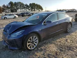 Tesla Model 3 salvage cars for sale: 2020 Tesla Model 3