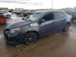 Salvage cars for sale at Grand Prairie, TX auction: 2015 Toyota Corolla L