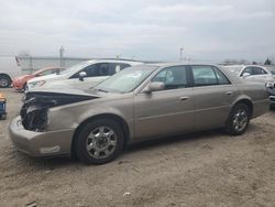 Salvage cars for sale at Dyer, IN auction: 2002 Cadillac Deville