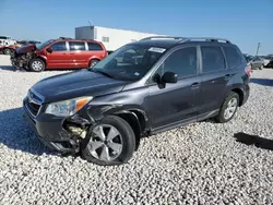 Salvage cars for sale at Taylor, TX auction: 2016 Subaru Forester 2.5I