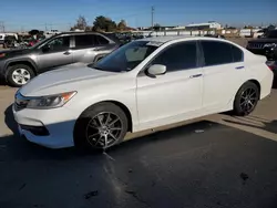 Honda salvage cars for sale: 2017 Honda Accord Sport