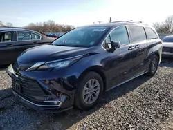 Salvage cars for sale at Hillsborough, NJ auction: 2022 Toyota Sienna XLE