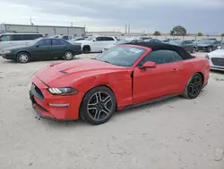 Salvage cars for sale at Haslet, TX auction: 2020 Ford Mustang