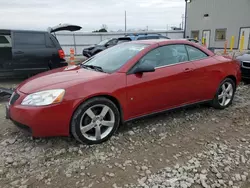 Pontiac Vehiculos salvage en venta: 2007 Pontiac G6 GT