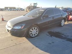 Salvage cars for sale at Grand Prairie, TX auction: 2007 Honda Accord EX