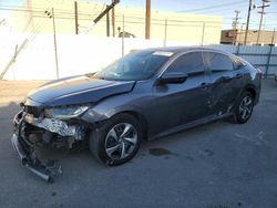 Salvage cars for sale at Sun Valley, CA auction: 2020 Honda Civic LX