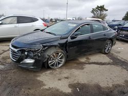 Salvage cars for sale from Copart Woodhaven, MI: 2022 Chevrolet Malibu LT