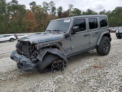 Salvage cars for sale at Ellenwood, GA auction: 2021 Jeep Wrangler Unlimited Rubicon 4XE