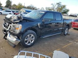 Ford salvage cars for sale: 2021 Ford F150 Supercrew