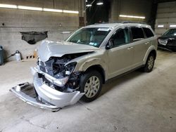 Salvage cars for sale at Angola, NY auction: 2014 Dodge Journey SE