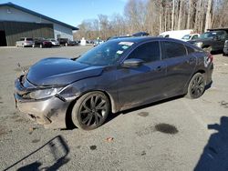 Salvage cars for sale from Copart East Granby, CT: 2020 Honda Civic Sport