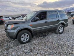 Salvage cars for sale at Magna, UT auction: 2007 Honda Pilot LX