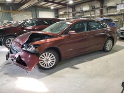 Salvage cars for sale from Copart Eldridge, IA: 2015 Ford Fusion SE Hybrid