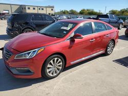 Salvage cars for sale at Wilmer, TX auction: 2017 Hyundai Sonata Sport