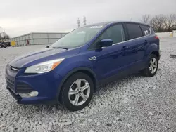 Ford salvage cars for sale: 2016 Ford Escape SE