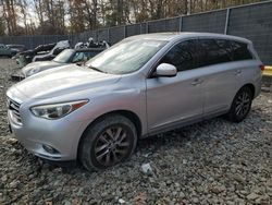 Salvage cars for sale at Waldorf, MD auction: 2013 Infiniti JX35