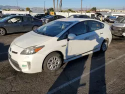 Salvage cars for sale at Van Nuys, CA auction: 2012 Toyota Prius PLUG-IN