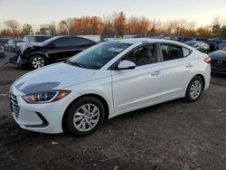 Salvage cars for sale at Chalfont, PA auction: 2017 Hyundai Elantra SE