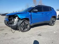 Jeep salvage cars for sale: 2018 Jeep Compass Trailhawk