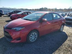 Toyota Corolla l salvage cars for sale: 2017 Toyota Corolla L