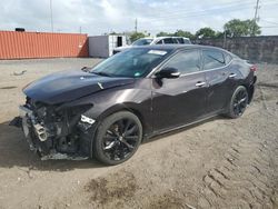 Salvage cars for sale from Copart Homestead, FL: 2016 Nissan Maxima 3.5S