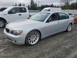 Salvage cars for sale at Graham, WA auction: 2006 BMW 750 LI