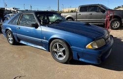 Ford Mustang GT salvage cars for sale: 1990 Ford Mustang GT