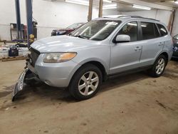 Salvage cars for sale from Copart Ham Lake, MN: 2007 Hyundai Santa FE SE