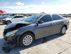 Salvage cars for sale at Grand Prairie, TX auction: 2012 Toyota Camry Base