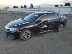 Honda salvage cars for sale: 2018 Honda Civic EX