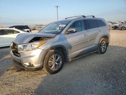 Salvage cars for sale at Temple, TX auction: 2016 Toyota Highlander LE