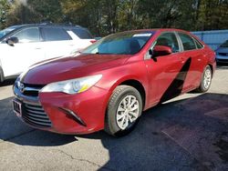 Salvage cars for sale at Austell, GA auction: 2017 Toyota Camry LE