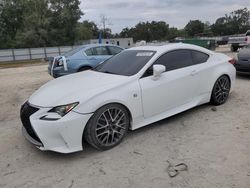 Salvage cars for sale from Copart Ocala, FL: 2015 Lexus RC 350