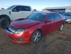 Salvage cars for sale at Brighton, CO auction: 2012 Ford Fusion SE