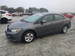 Salvage cars for sale at Loganville, GA auction: 2013 Honda Civic LX