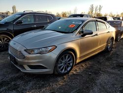 Ford salvage cars for sale: 2017 Ford Fusion SE