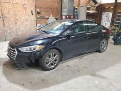 Salvage cars for sale at Ebensburg, PA auction: 2017 Hyundai Elantra SE