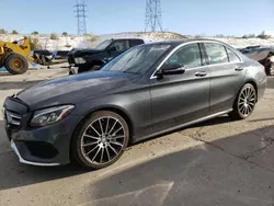 Salvage cars for sale at Littleton, CO auction: 2015 Mercedes-Benz C 300 4matic