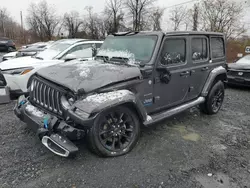 2022 Jeep Wrangler Unlimited Sahara 4XE en venta en Marlboro, NY