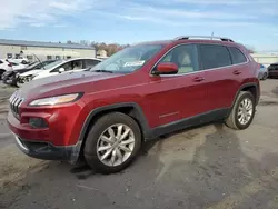 Salvage cars for sale at Pennsburg, PA auction: 2017 Jeep Cherokee Limited