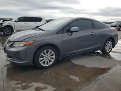 Honda salvage cars for sale: 2012 Honda Civic EXL