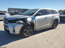 Salvage cars for sale at Wilmer, TX auction: 2018 Toyota Highlander LE