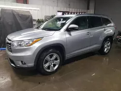 Toyota Vehiculos salvage en venta: 2015 Toyota Highlander Limited